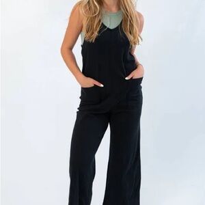 Black Jersey Women's Jumpsuit ZSUPPLY- Sz. M